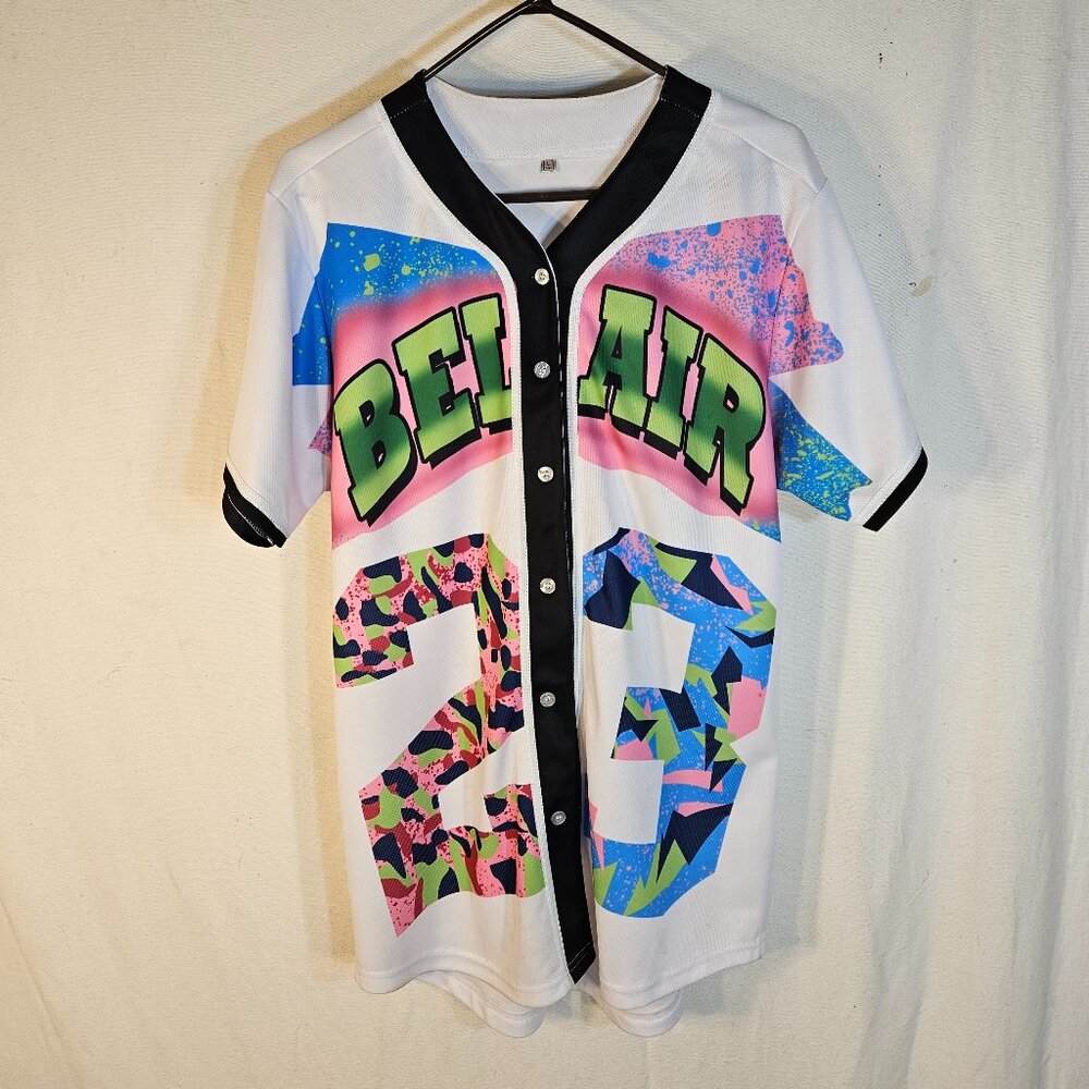 Women's 90's Style Bel-Air Baseball Jersey -- ITEM #2246